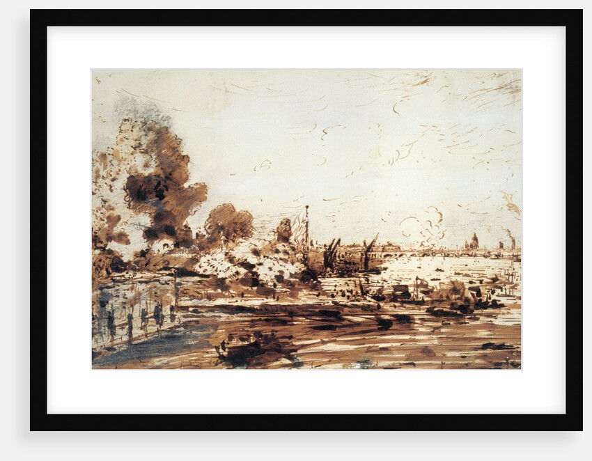 Sketch for The Opening of Waterloo Bridge by John Constable