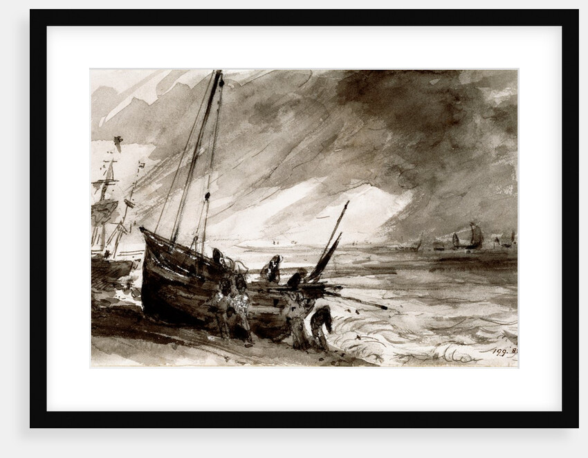 A Coast Scene at Brighton by John Constable