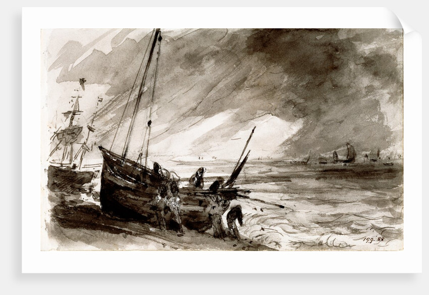 A Coast Scene at Brighton by John Constable