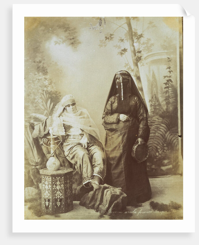 Femme Arabe and femme Turque in traditional costume by Unknown