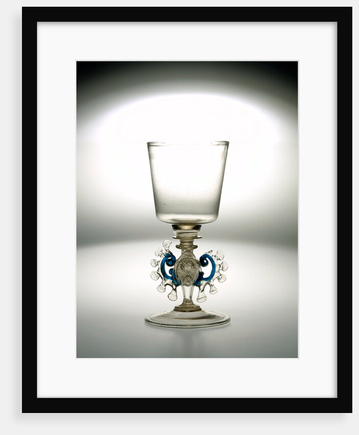 Glass goblet by Unknown