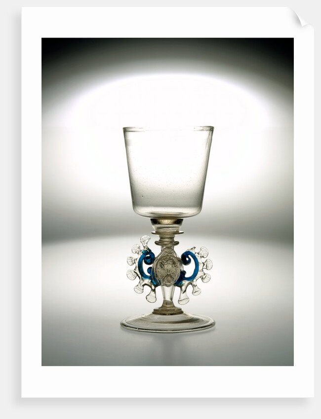 Glass goblet by Unknown