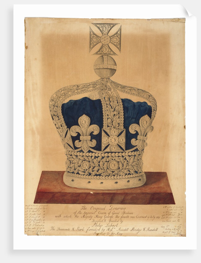 The Imperial Crown of Great Britain, first worn by H.R.H by Philip Liebart for Rundell
