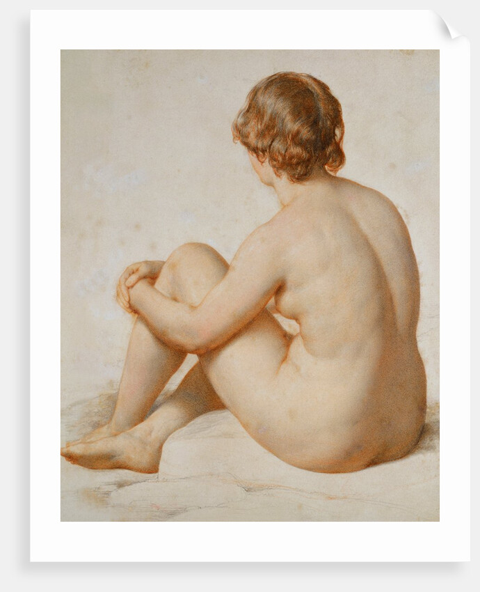 Academic Study of A Female Nude by William Mulready