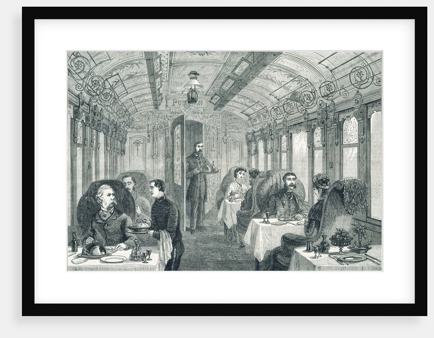 A diningcar on the great Northern Railway by Anonymous