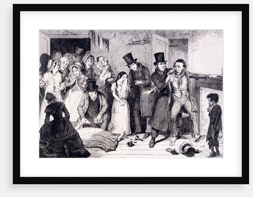 The Husband kills the wife by George Cruikshank