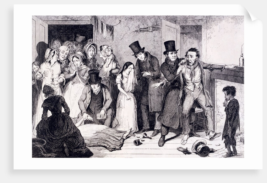 The Husband kills the wife by George Cruikshank