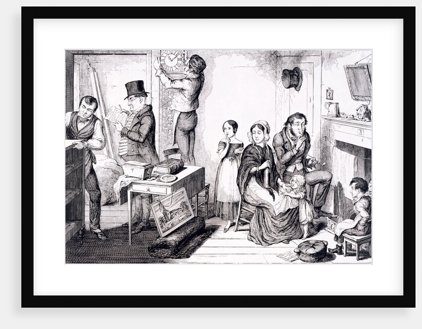 An execution sweeps off the greater part of their furniture by George Cruikshank