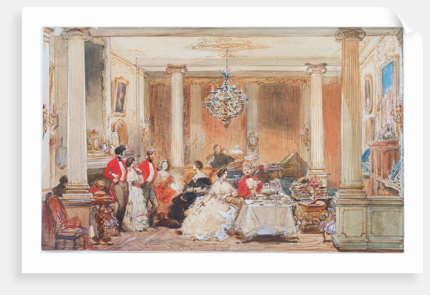 Colworth House by Eugene Louis Lami