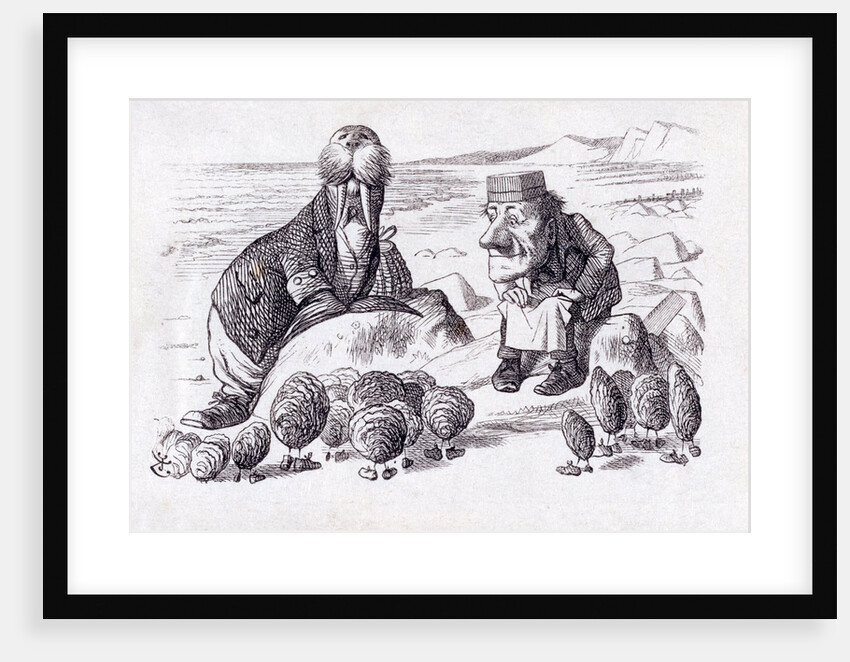 The Walrus, The Carpenter and The Oysters by John Tenniel
