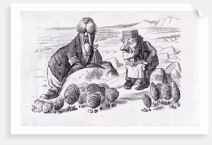 The Walrus, The Carpenter and The Oysters by John Tenniel