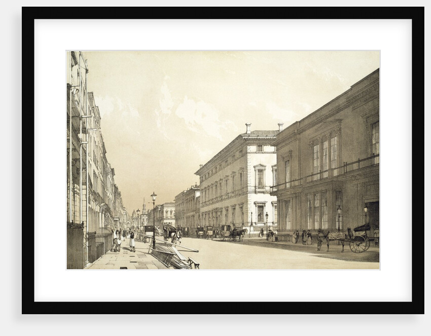 The Club Houses of Pall Mall by Thomas Shotter Boys