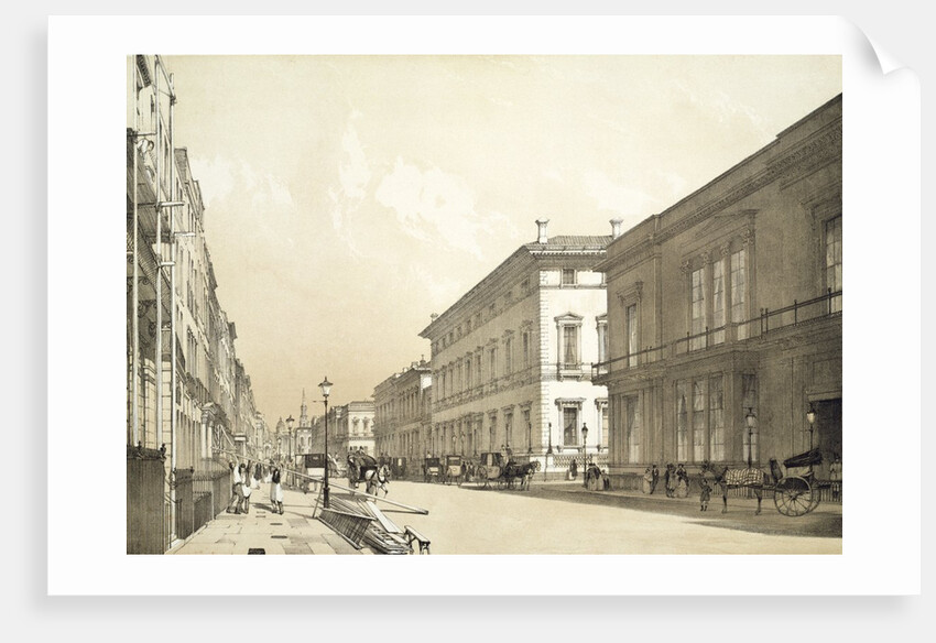 The Club Houses of Pall Mall by Thomas Shotter Boys
