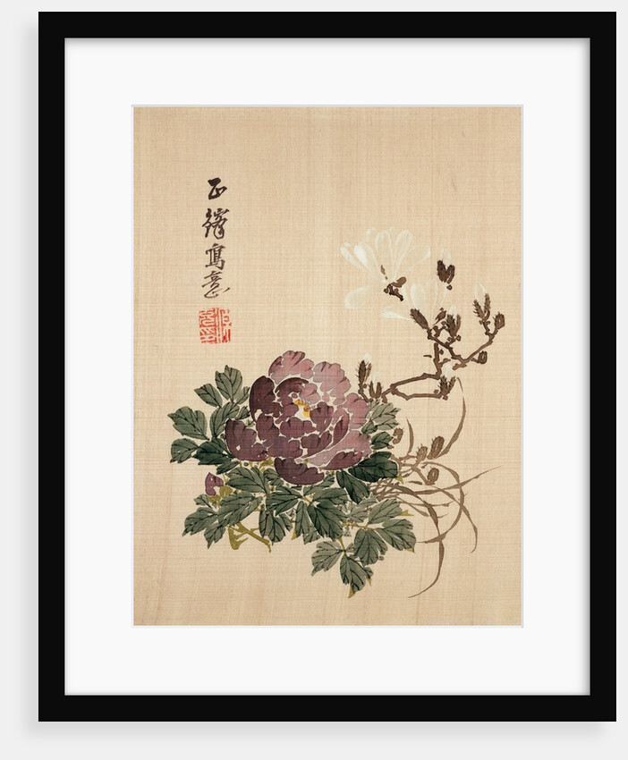 Large Purple Flower and Foliage by Seikibo