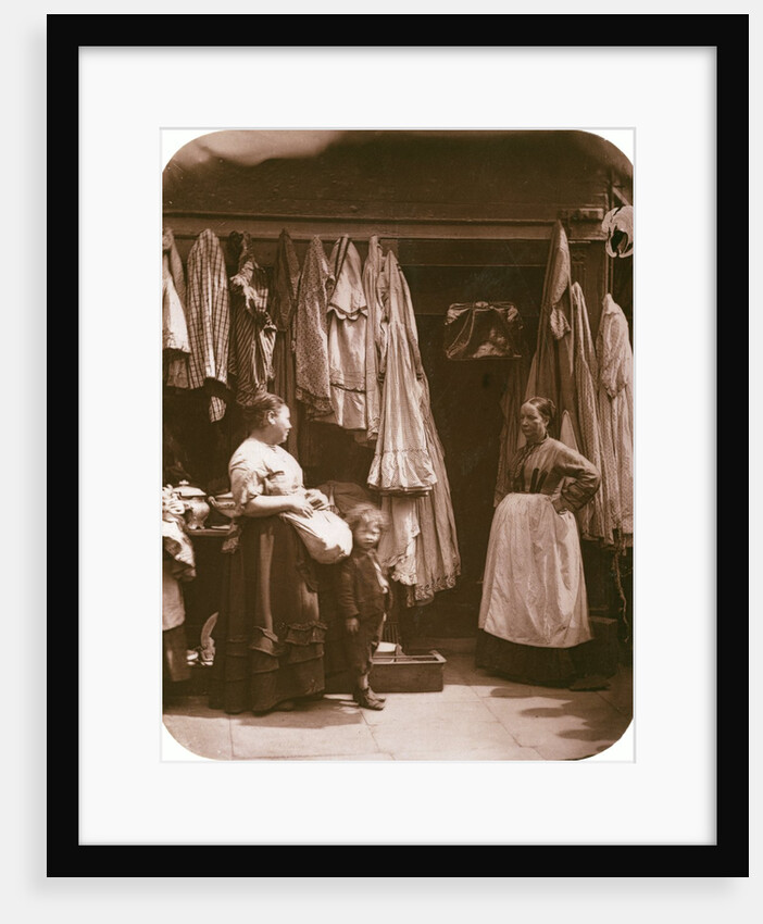 An Old Clothes Shop, Seven Dials by John Thomson