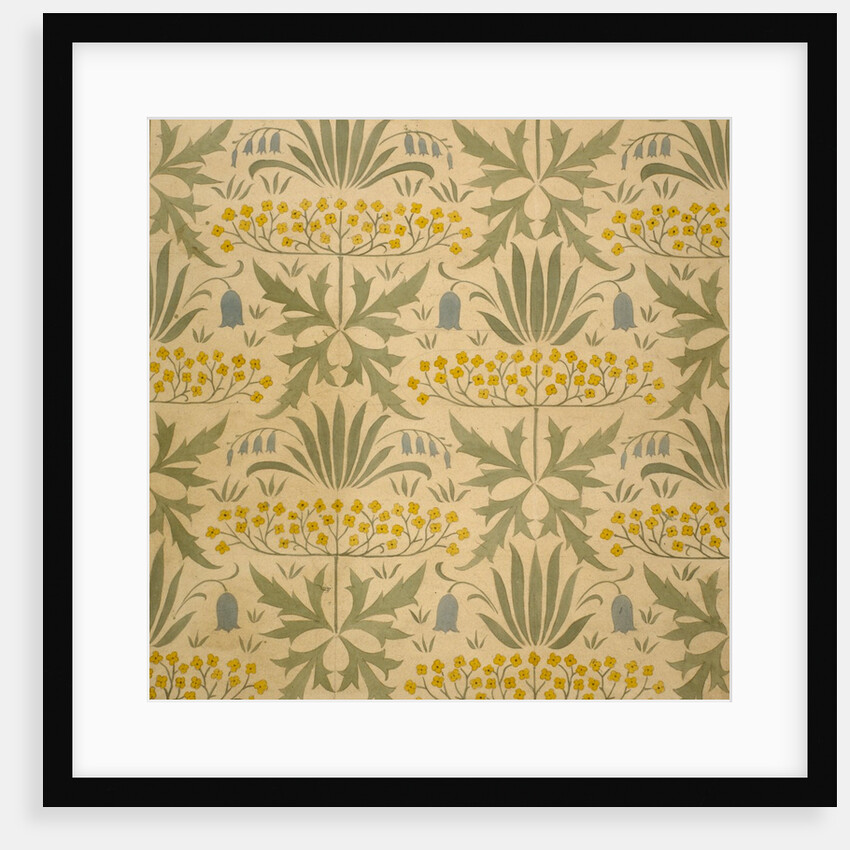 Design for Hemlock wallpaper by Charles Francis Annesley Voysey
