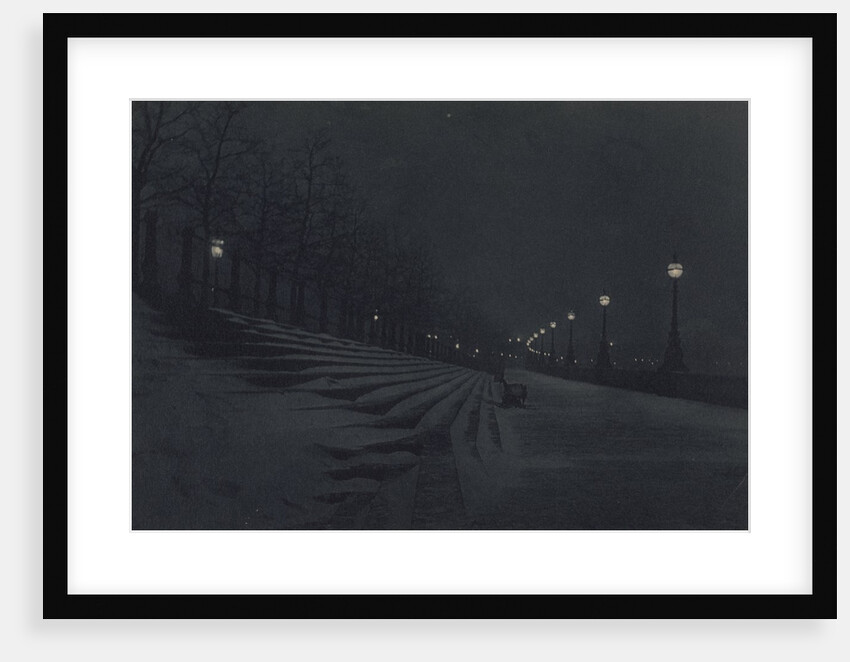 The Embankment by Night by Paul Martin