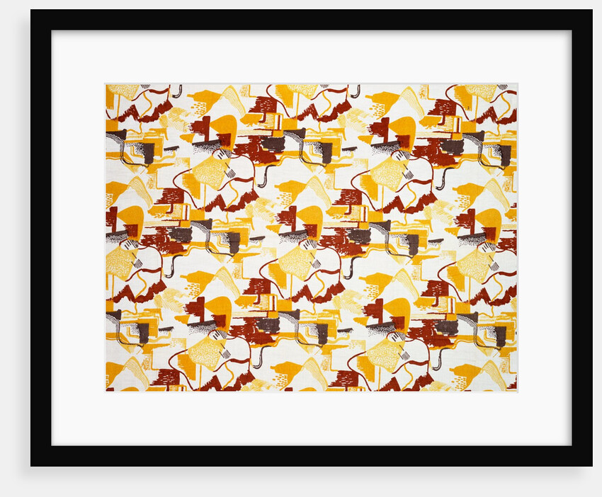 Art Deco textile design by Pierre Chareau