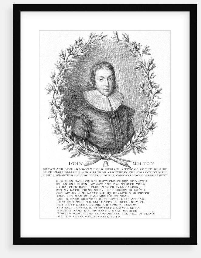 John Milton as a young man by Anonymous