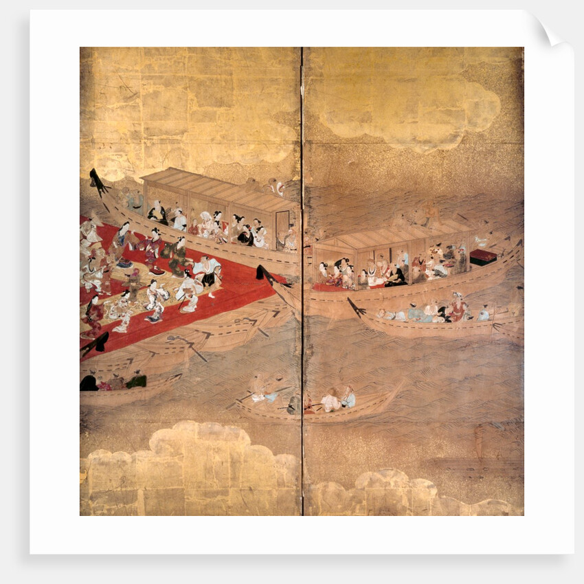 Six-fold Screen. Japan, early 18th century by Anonymous