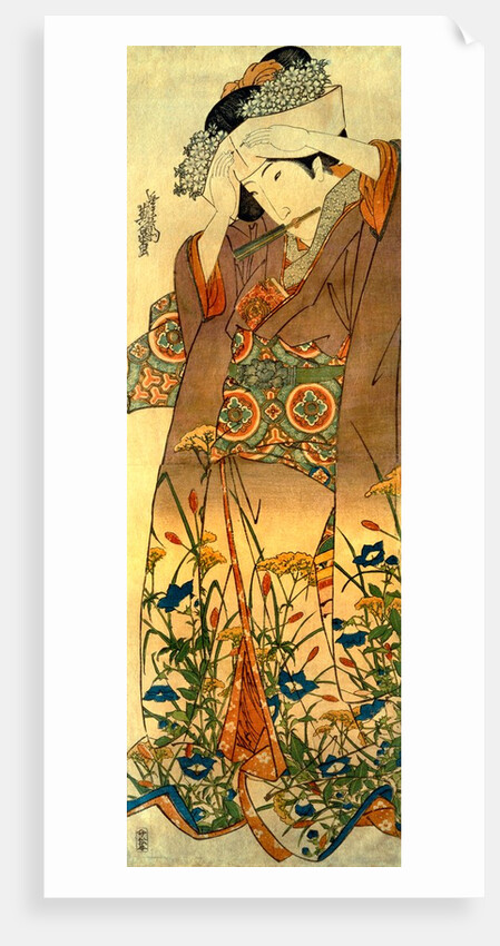 Girl at her Toilet by Tachibana Minko