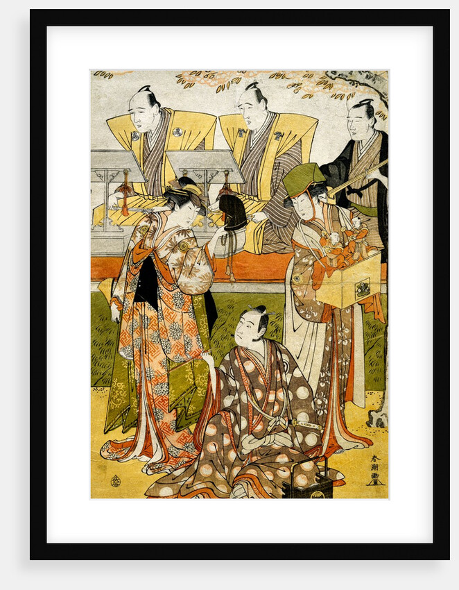 Iwai Hanshiro IV, Sawamura Sojuro III and Segawa Kikunojo III by Katsukawa Shuncho