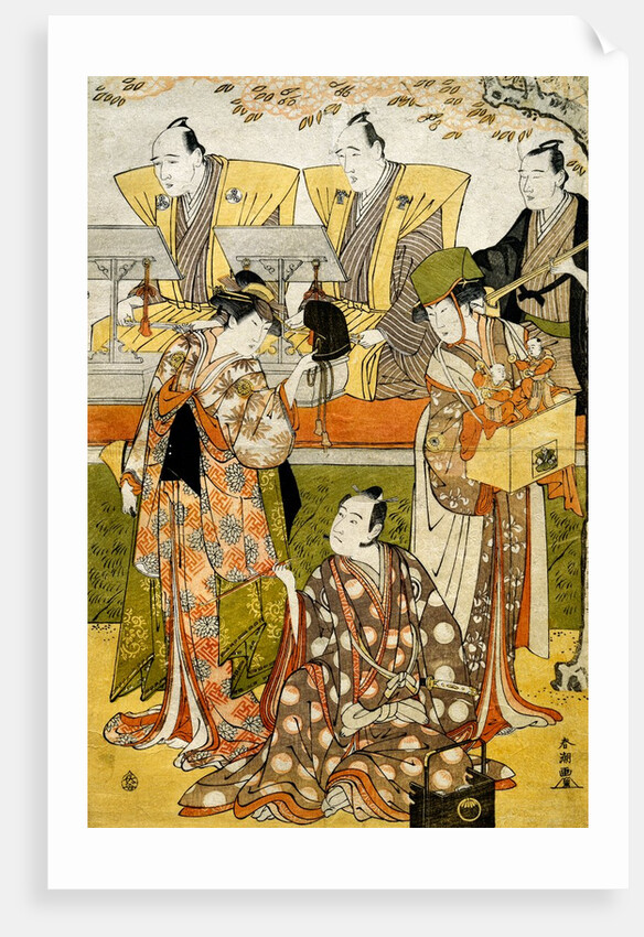 Iwai Hanshiro IV, Sawamura Sojuro III and Segawa Kikunojo III by Katsukawa Shuncho