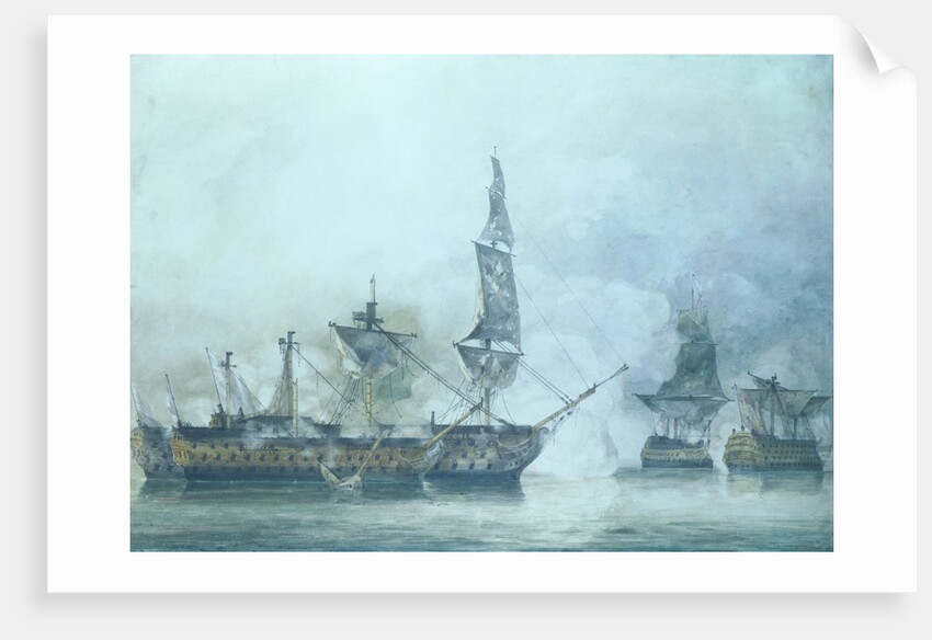 The Victory at The Battle of Trafalgar by John Constable