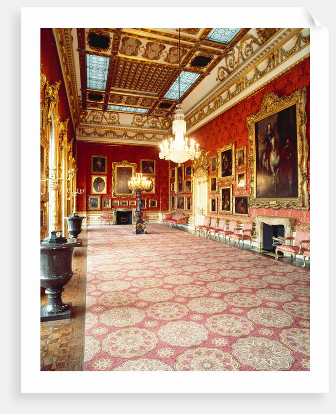 The Waterloo Gallery, Apsley House, designed by Benjamin Dean Wyatt. London, UK, 1967 by Benjamin Dean Wyatt