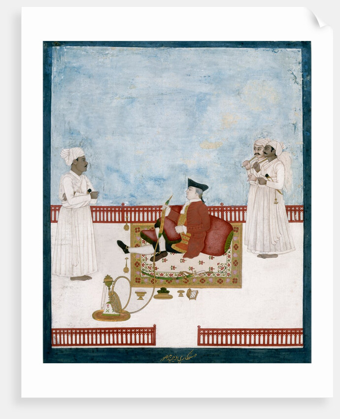 Portrait of an East India Company official. India, 18th century by Dip Chand