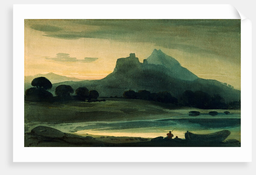 Mountainous Landscape Afterglow by John Varley