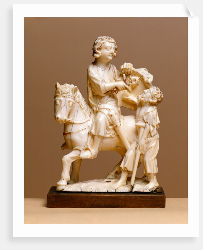 St Martin and the Beggar. Cologne, Germany, early 14th century by Anonymous