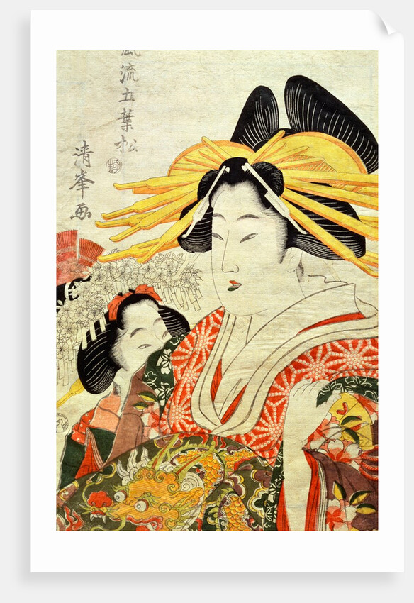 The Doll's Festival by Torii Kiyomine
