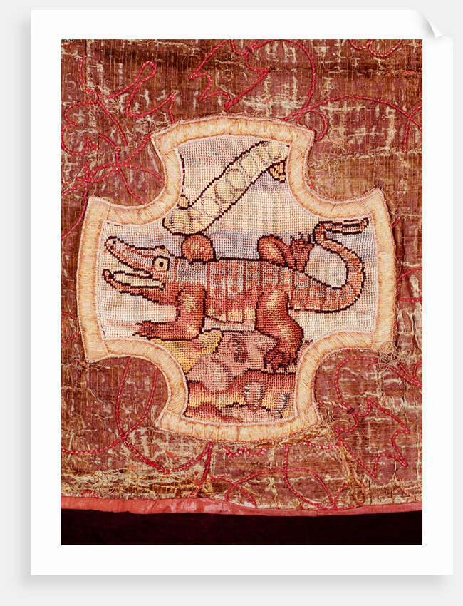 Crocodile, from the Oxburgh Hanging by Mary Queen of Scots