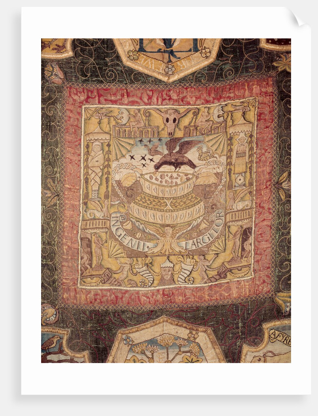 The Shrewsbury Hanging from the Oxburgh Hanging by Mary Queen of Scots