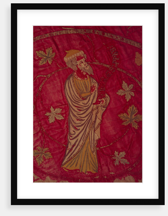 The Tree of Jesse, embroidered on a cope fragment. England, late 13th century-early 14th century by Unknown