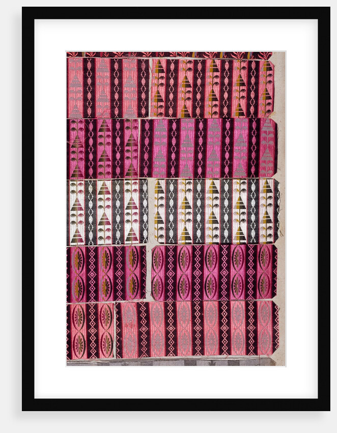 Sample from woven silk pattern book by Anonymous