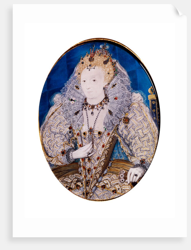Portrait of Queen Elizabeth I by Nicholas Hilliard