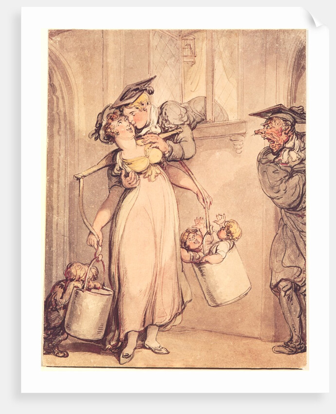 A Milk Sop by Thomas Rowlandson