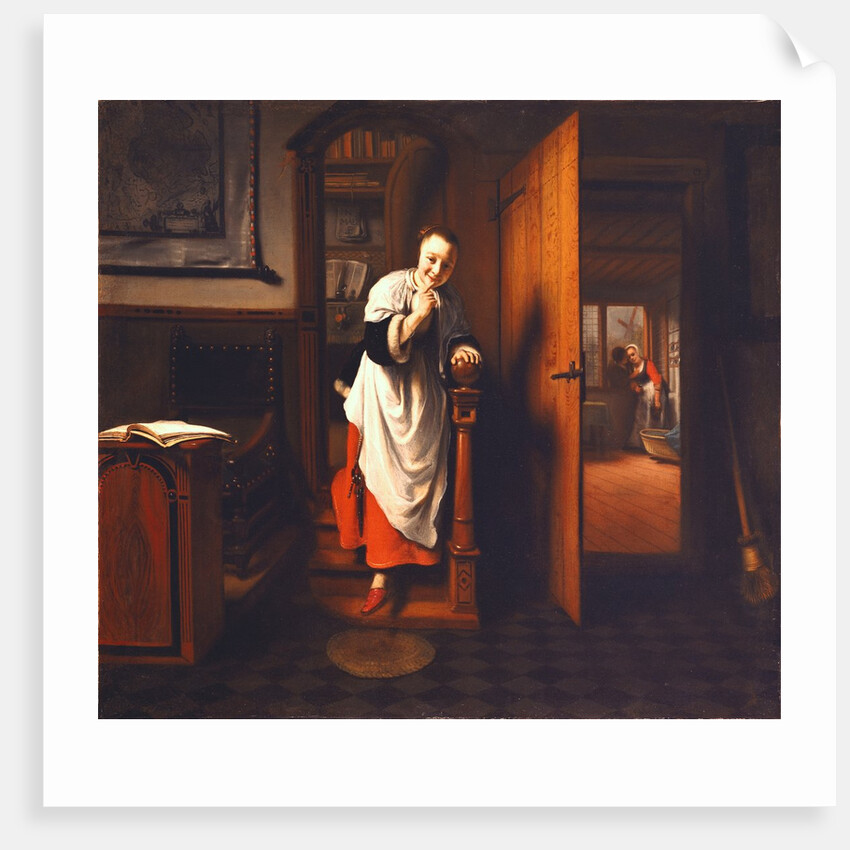 The Eavesdropper by Nicolaes Maes