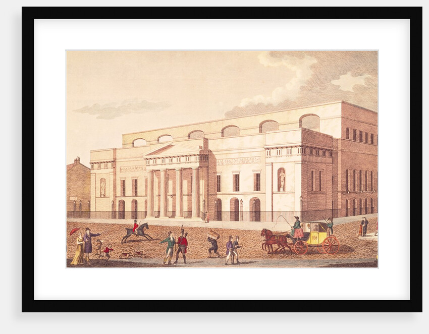 View of the New Theatre Royal by Robert Smythe