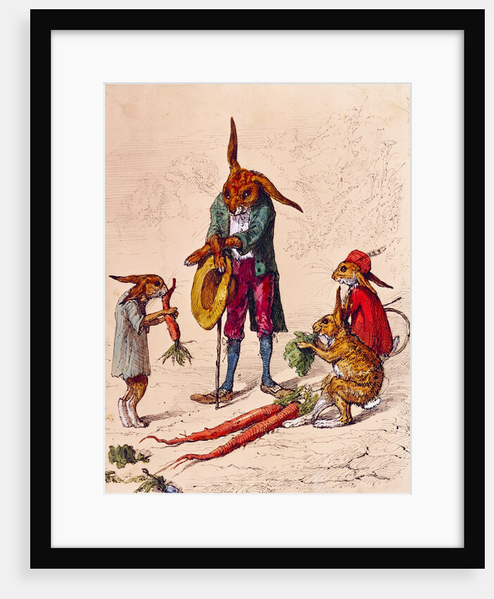Grace Before Meat, an illustration by Ernest Griset. England, 19th century by Ernest Griset