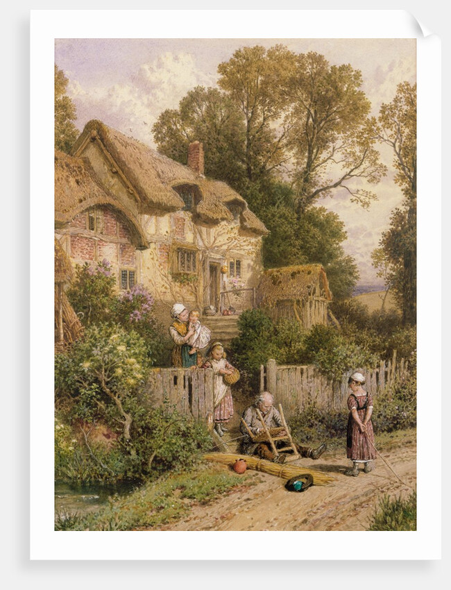 The Chair Mender by Myles Birket Foster