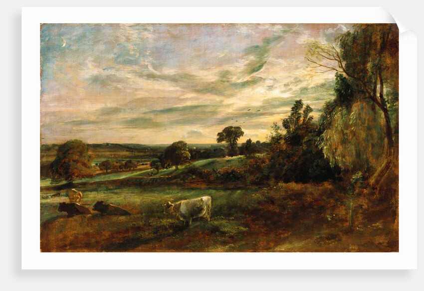 Summer Evening near East Bergholt by John Constable