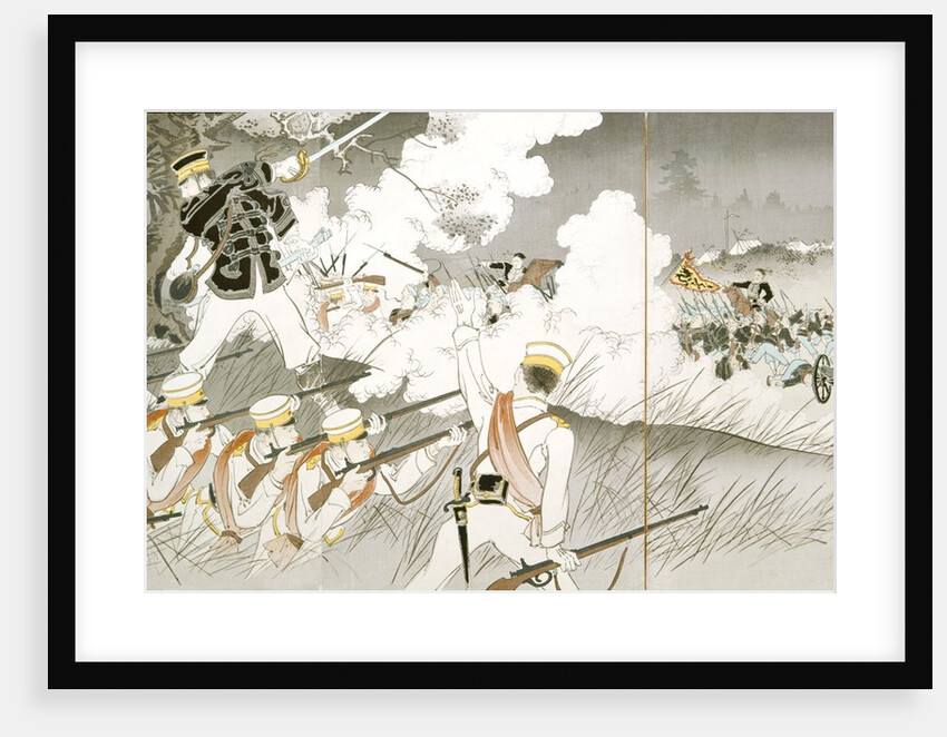 Episodes from the Sino-Japanese War. Japan, late 19th century by Anonymous