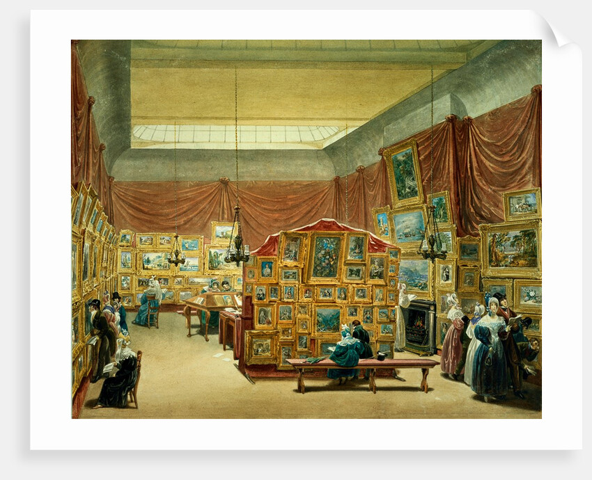 The Gallery of New Society of Painters in Watercolours by George Scharf