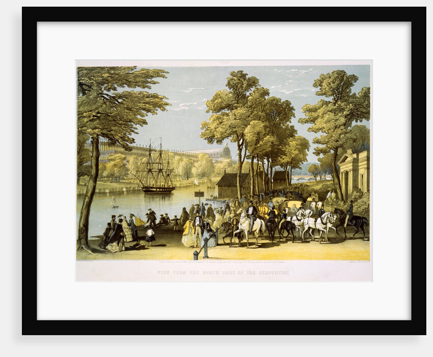 The Crystal Palace from the grounds by Unknown