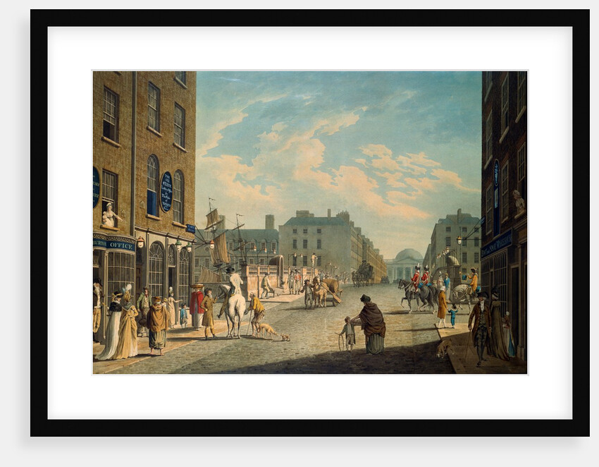 Capel Street, Dublin by Thomas Malton