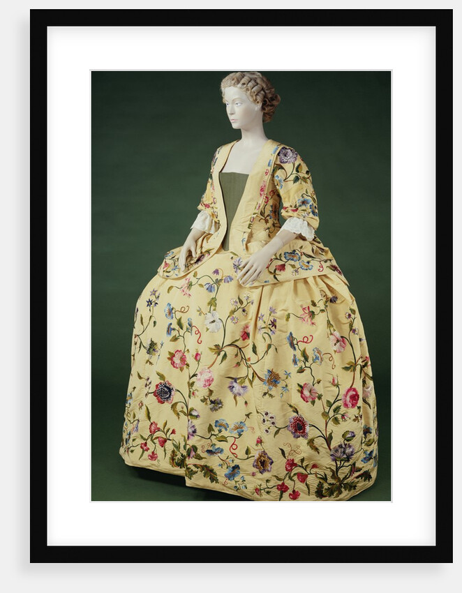 Dress or Mantua. England, 1745-50 by Unknown