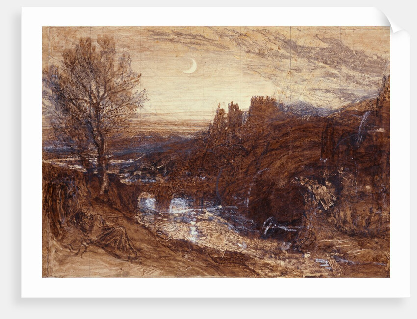 A Towered City by Samuel Palmer